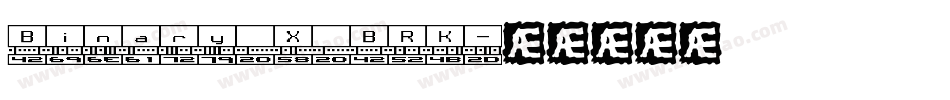 Binary X BRK字体转换